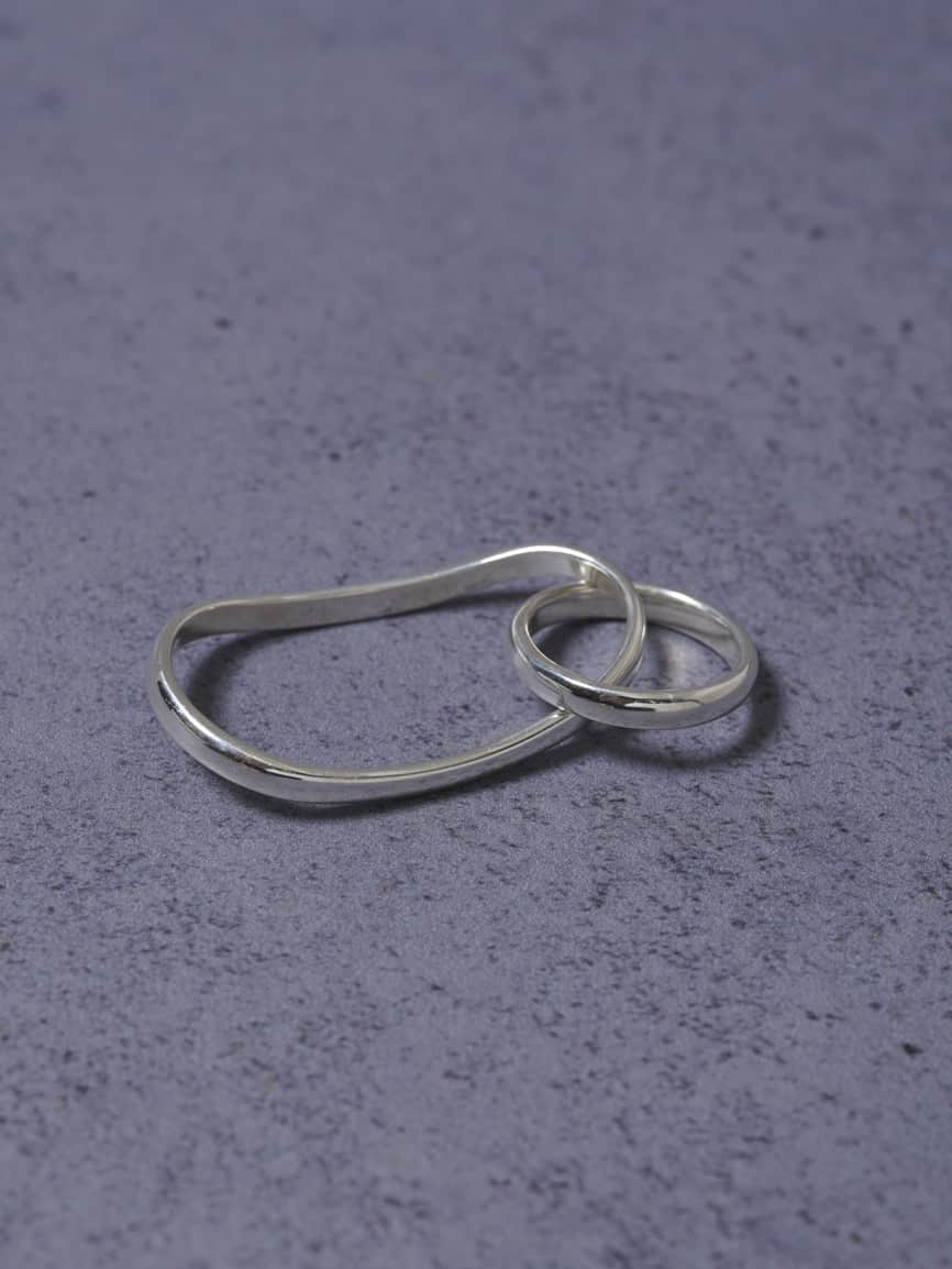 ox jewelry Double Finger Ring 15号 OX JEWELRy Double Finger Ring | MB -there is a