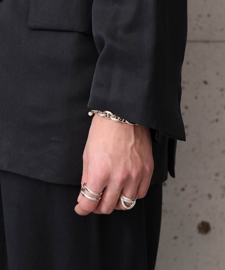 OX JEWELRy Double Hook Ring