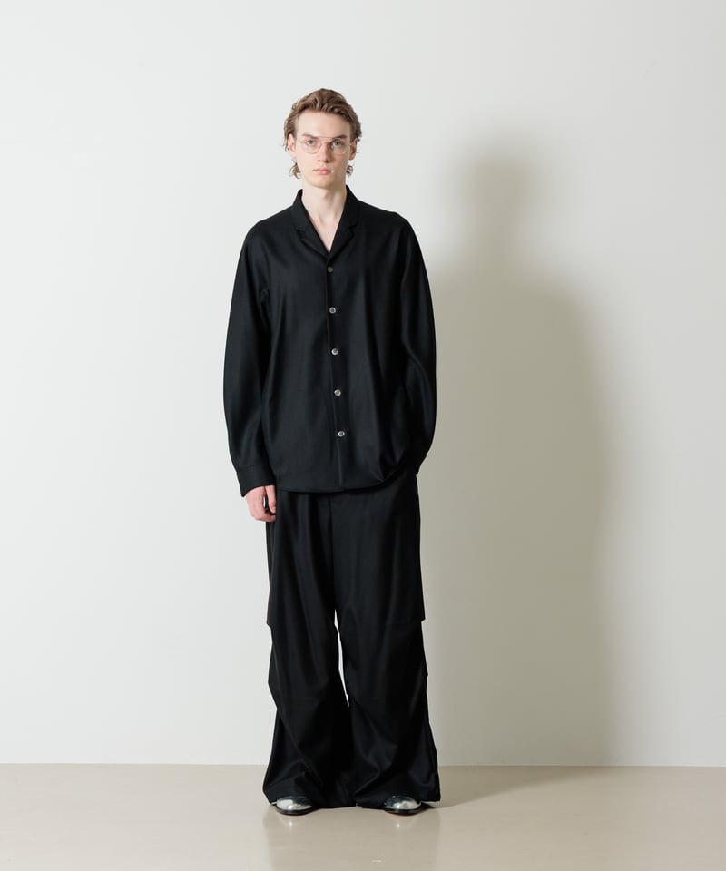 MB ULTIMATE 尾州ウール オープンカラーシャツアウター | MB -there is