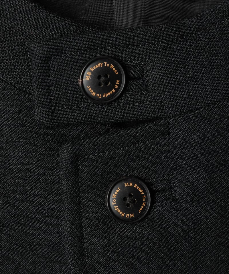 MBハイエンド尾州 近江晒ウール フォレスティエールジャケット 黒 Mサイズ MBハイエンド尾州 近江晒ウール フォレスティエールジャケット | MB