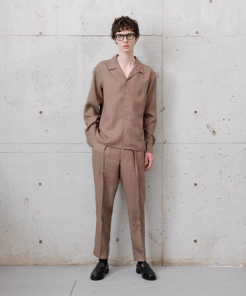 MB ULTIMATE FABRIC ヴァルーズシャツ by soalon　S MB ULTIMATE FABRIC オープンカラーシャツ by soalon | MB -t