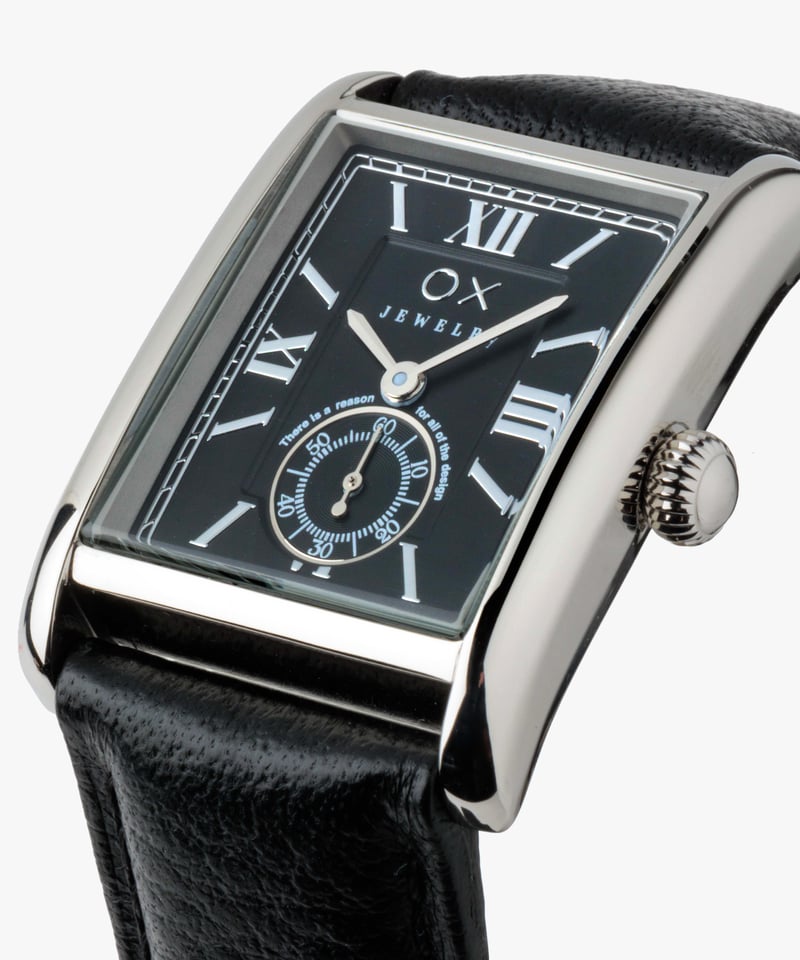 OX JEWELRy Signature Line Classic Rectangle Fac