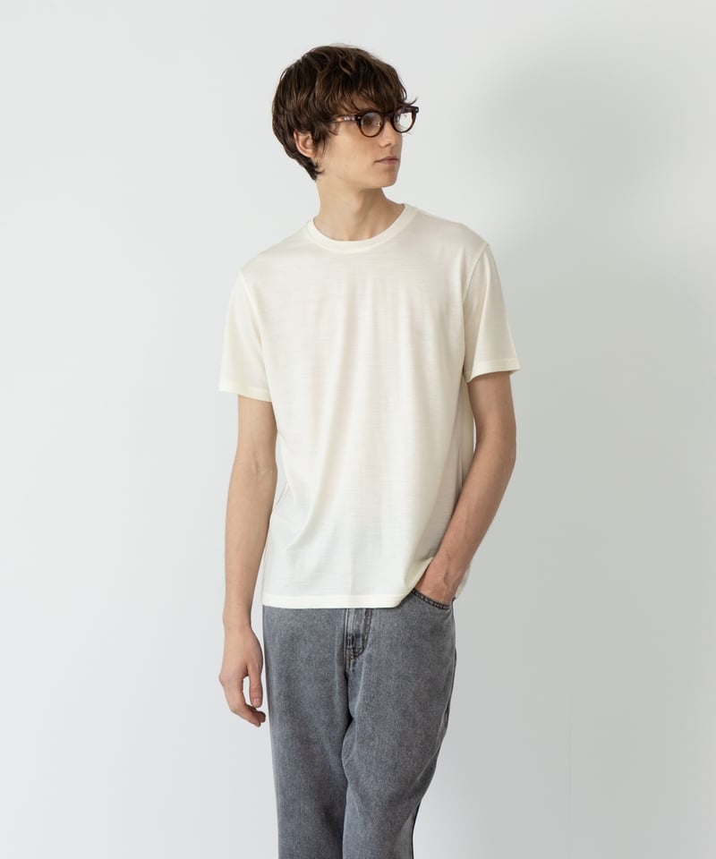 MBハイエンド尾州ウールTシャツ ジャストフィットモデル | MB -there