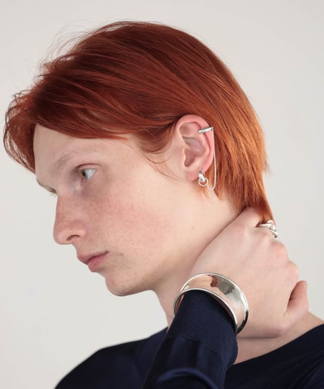 OX JEWELRY High-End Ear Caff "Chain"(外れにくい最強イヤーカフと連結可能)