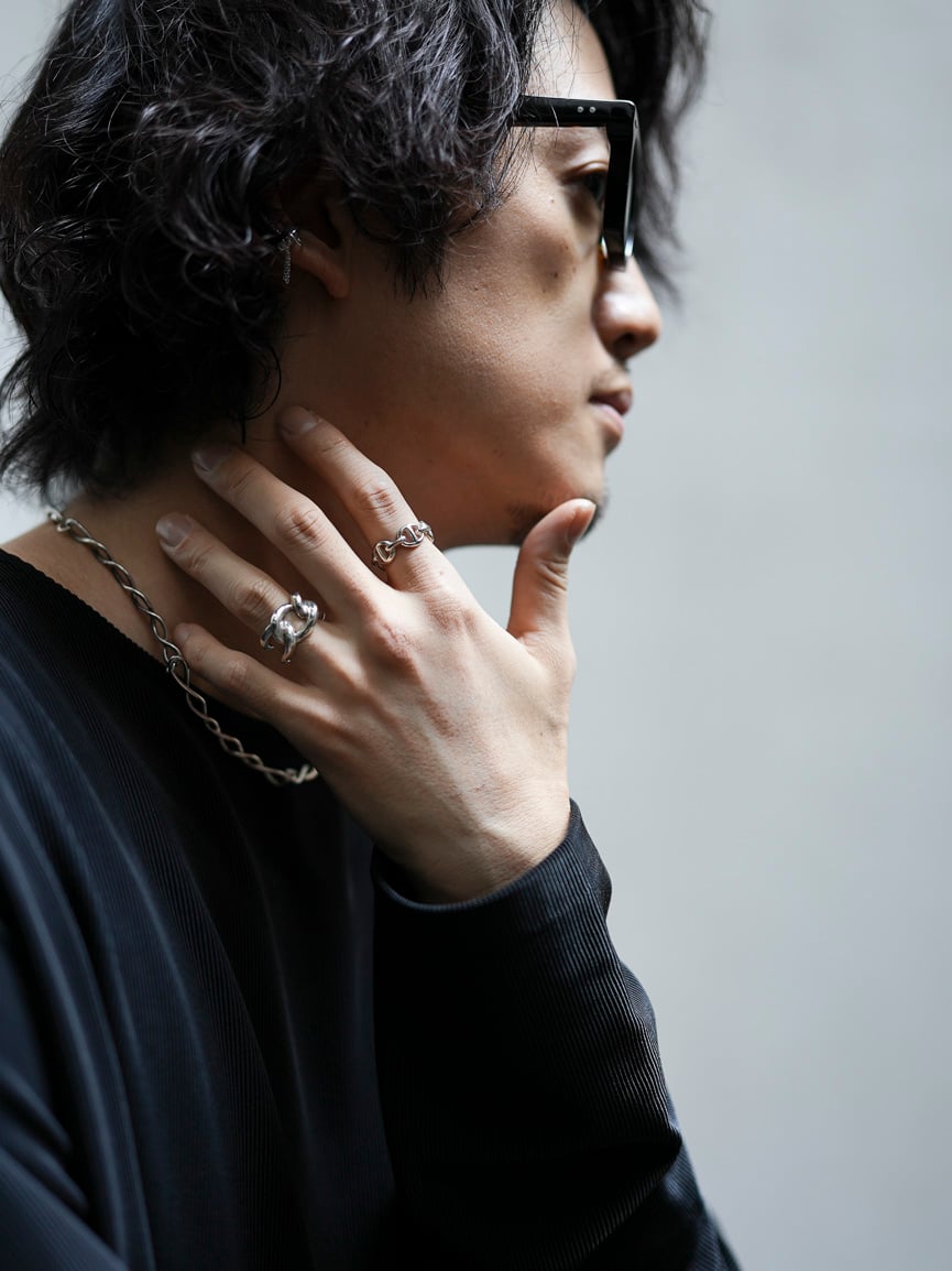 OX JEWELRY High-End Anchor Chain Classic Ring | OX JEWELRY High-End Anchor Chain Classic Ring |
