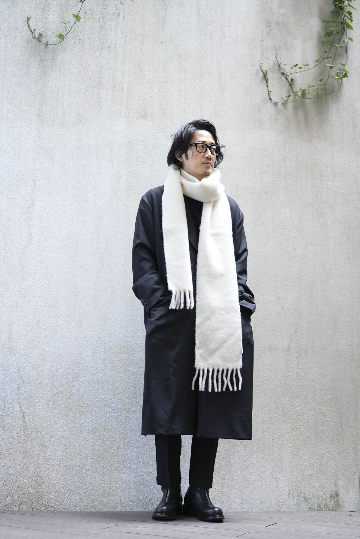 MB ULTIMATE FABRIC アルパカロングマフラー Fabric by Italy MB ULTIMATE FABRIC アルパカロングマフラー Fabric by Italy