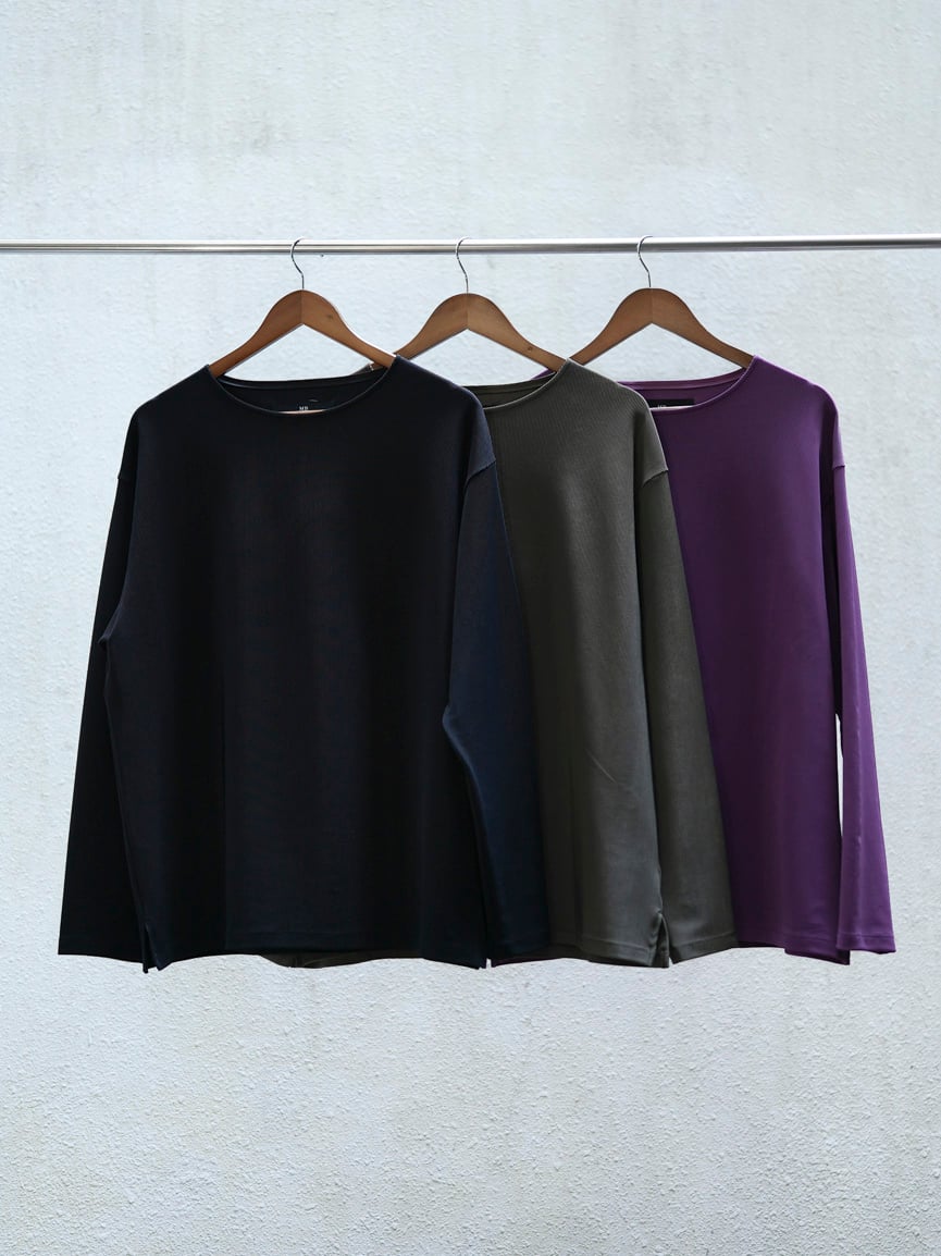 MBナロープリーツカットソーロングスリーブ Sサイズ ブラック MBナロープリーツカットソーロングスリーブ | MB -there is a