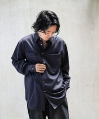 MB ULTIMATE 尾州ウール パーマネントカラーステッチシャツ