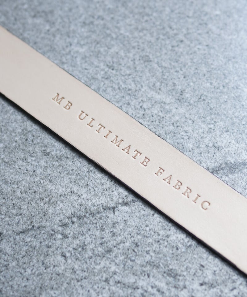 MB ULTIMATE FABRIC レザーベルト by HAAS Derby Leather MB ULTIMATE FABRIC レザーベルト by HAAS Derby Leather