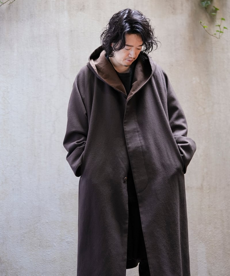 3/1発売】MB ULTIMATE尾州/近江晒ウール フーデットコート | MB -ther