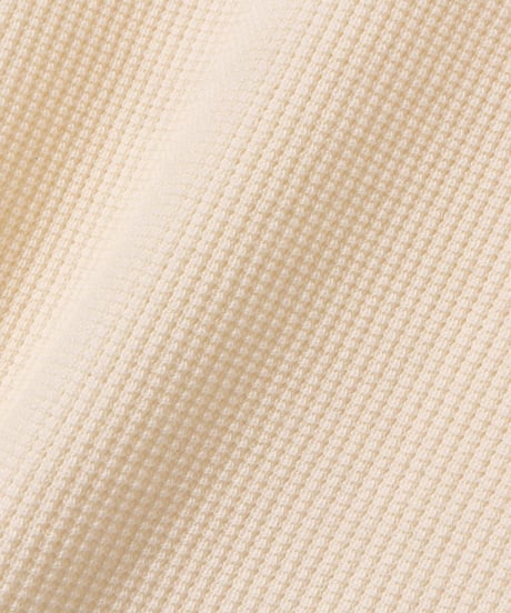 【6/14発売】ULTIMATE FABRIC HIGH TWIST EXTRA FINE MERINO WOOL WAFFLE CREW NECK by UMEDA NIIGATA