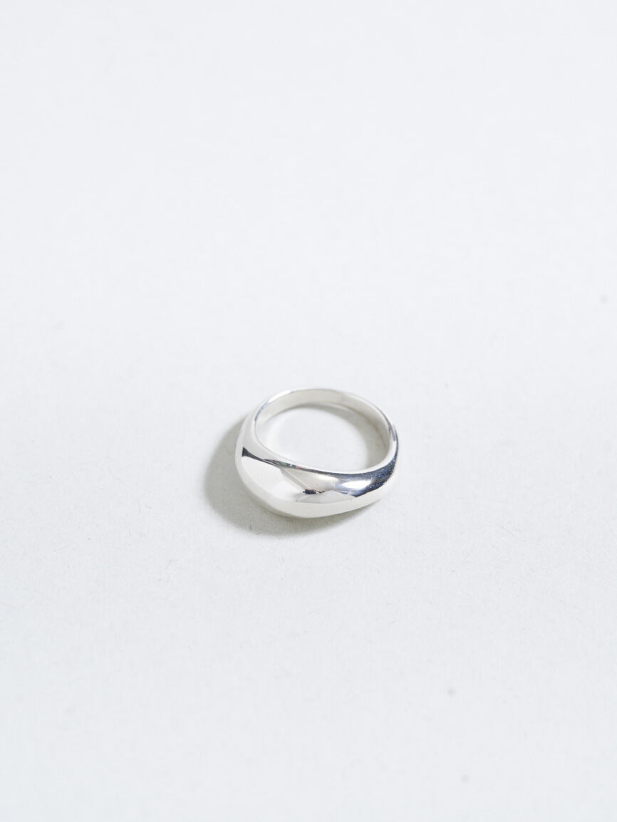 MB OX JEWELRY Silver Curve Ring シルバー 11号-