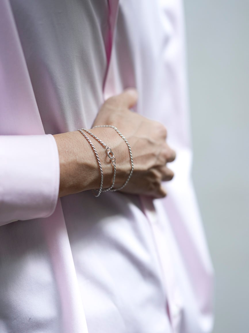 OX JEWELRY イタリアンシルバーフレンチロープ OX JEWELRY High-end 