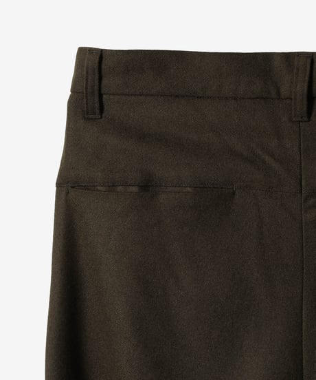 MB ULTIMATE FABRIC 梳毛カシミヤ ストレッチフラノ サルエルスラックス