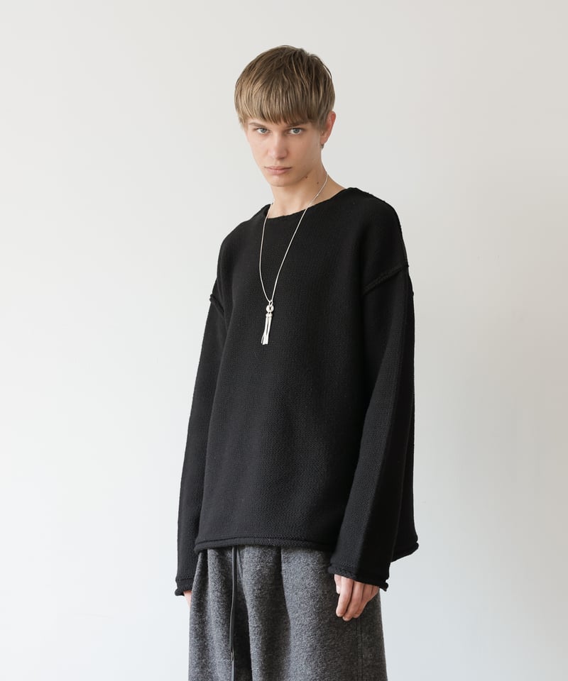 MBハイエンド ウールローゲージインサイドアウトニット | MB -there is