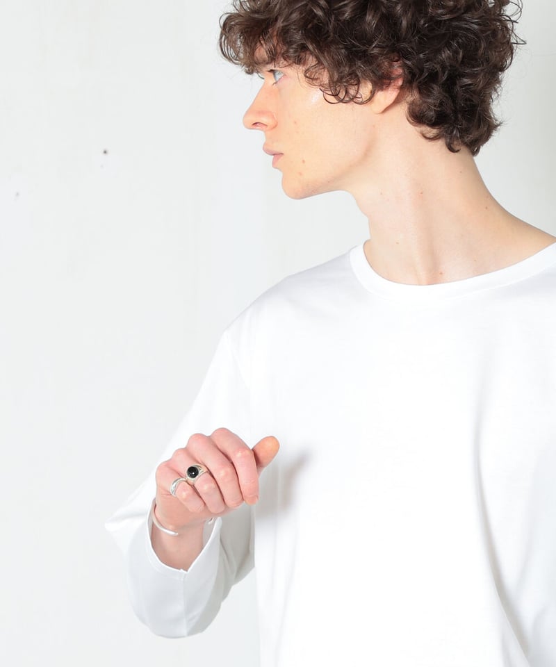 OX JEWELRY Silver Big Onyx Ring | MB -there is