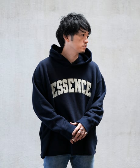 MBハイエンド ヴィンテージレタードフーディー"ESSENCE”