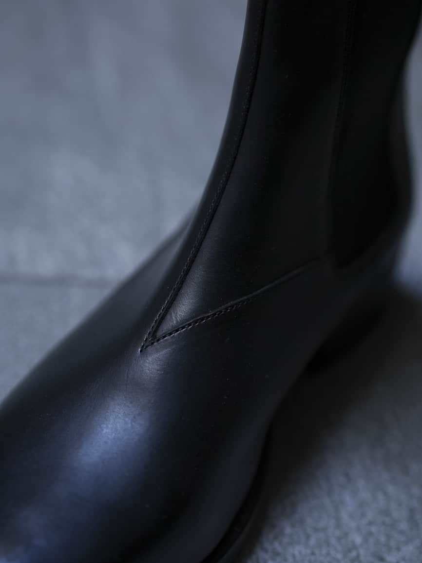 MB ULTIMATE FABRIC LEATHER HEEL BOOTS