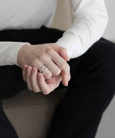 OX JEWELRy Anchor Chain Classic Double Ring