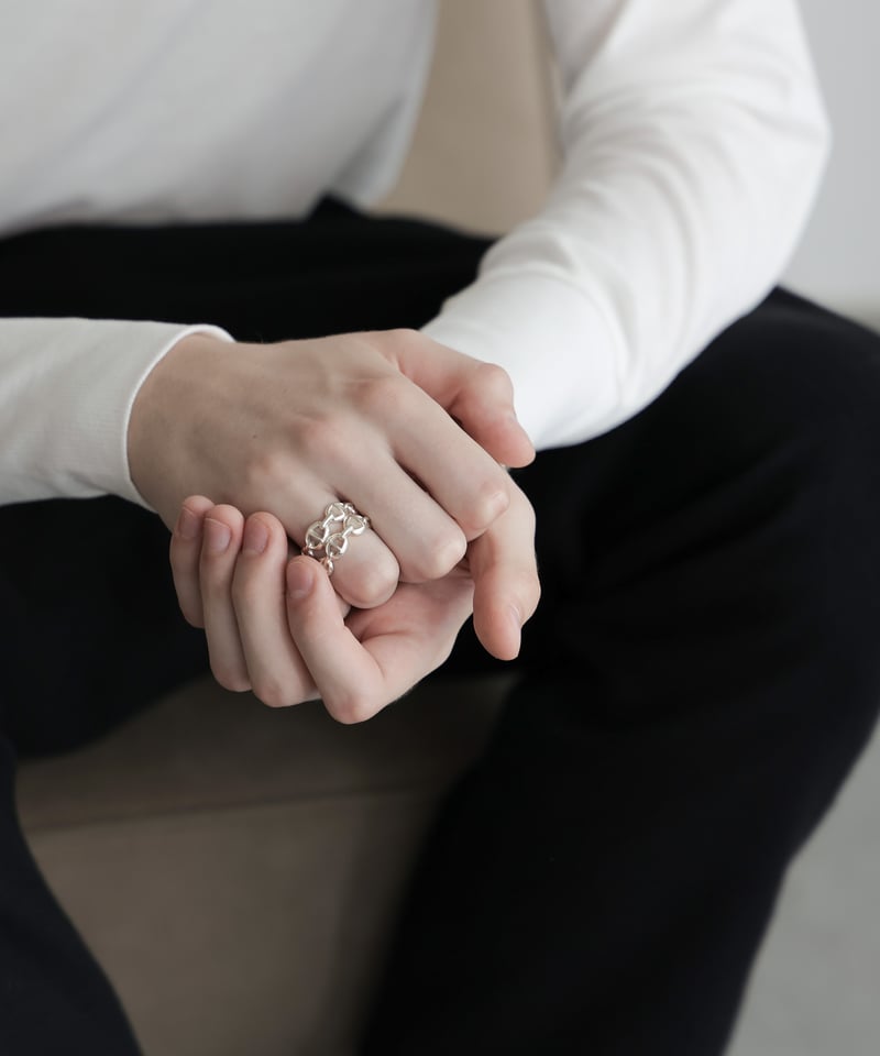 OX JEWELRy Anchor Chain Classic Double Ring | M