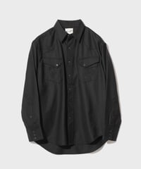 MB COLLABORATION ハイエンド尾州ウール ウエスタンシャツ by Wrangler