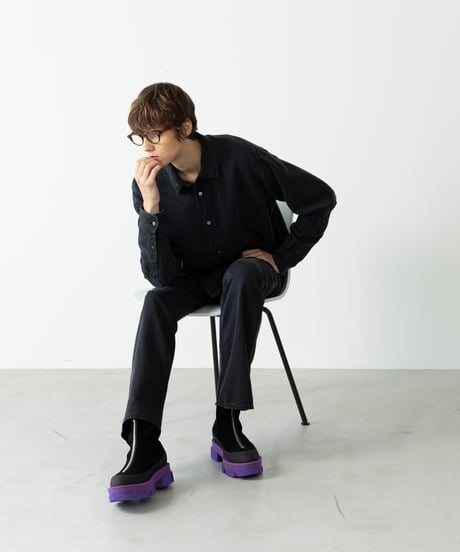 MB COLLABORATION フロントZIPブーツ by both Paris