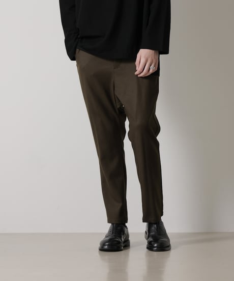 MB ULTIMATE FABRIC 梳毛カシミヤ ストレッチフラノ サルエルスラックス
