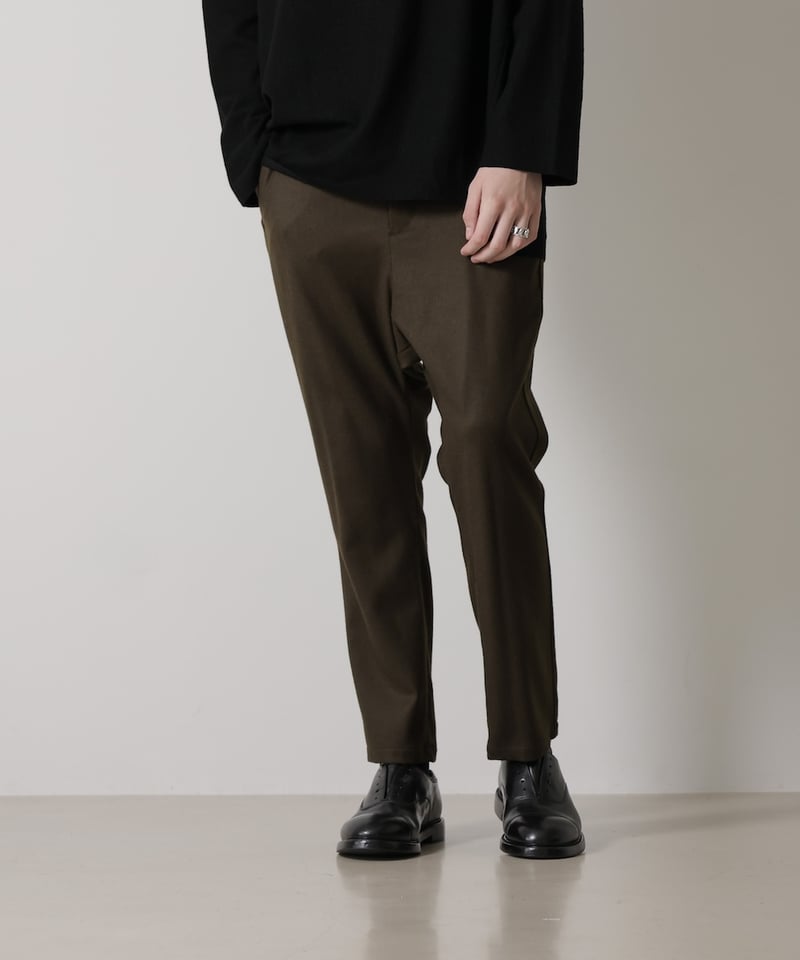 MB ULTIMATE FABRIC 梳毛カシミヤ ストレッチフラノ サルエル