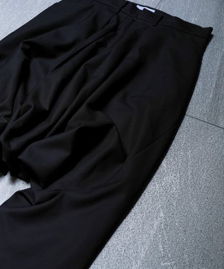 【LINE限定ゲリラ販売】MB LIMITED ハイエンド尾州ウール サルエルパンツ