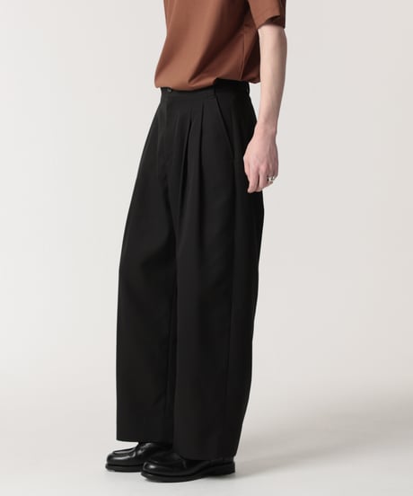 MBハイエンド ベーシックワイドスラックス MORE THAN COTTON
