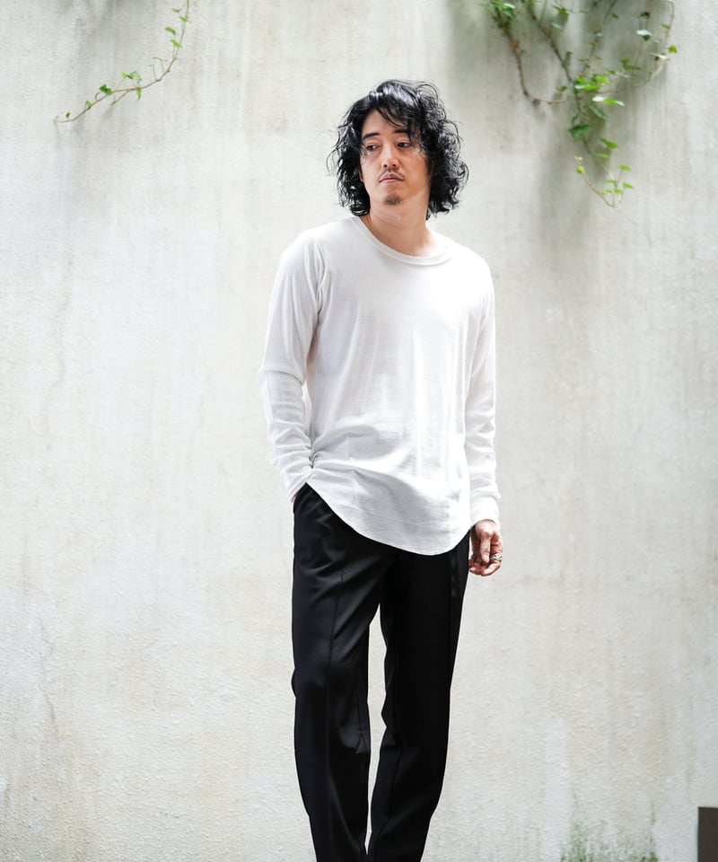 STANDARD WOOLY TWILL TAPERED SLACKS | MB -there