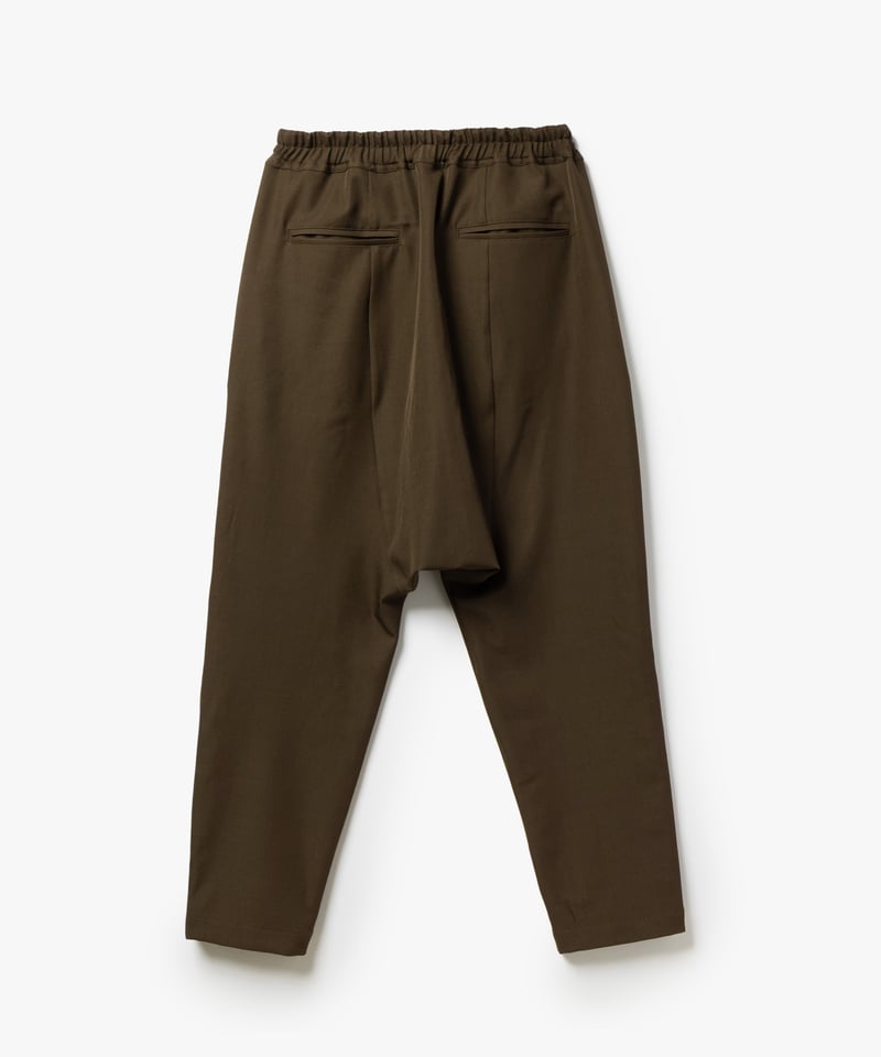 STANDARD WOOLY TWILL SAROUEL SLACKS | MB -there