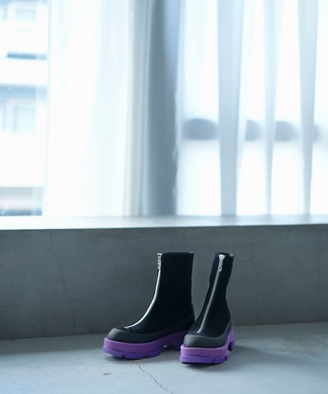 MB COLLABORATION フロントZIPブーツ by both Paris