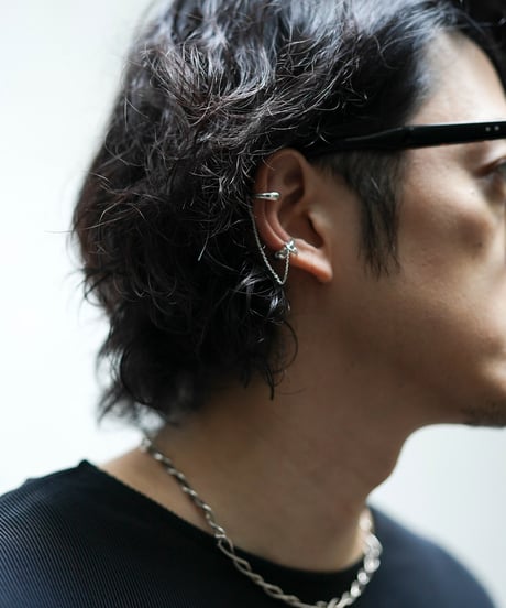OX JEWELRY High-End Ear Caff "Chain"(外れにくい最強イヤーカフと連結可能)