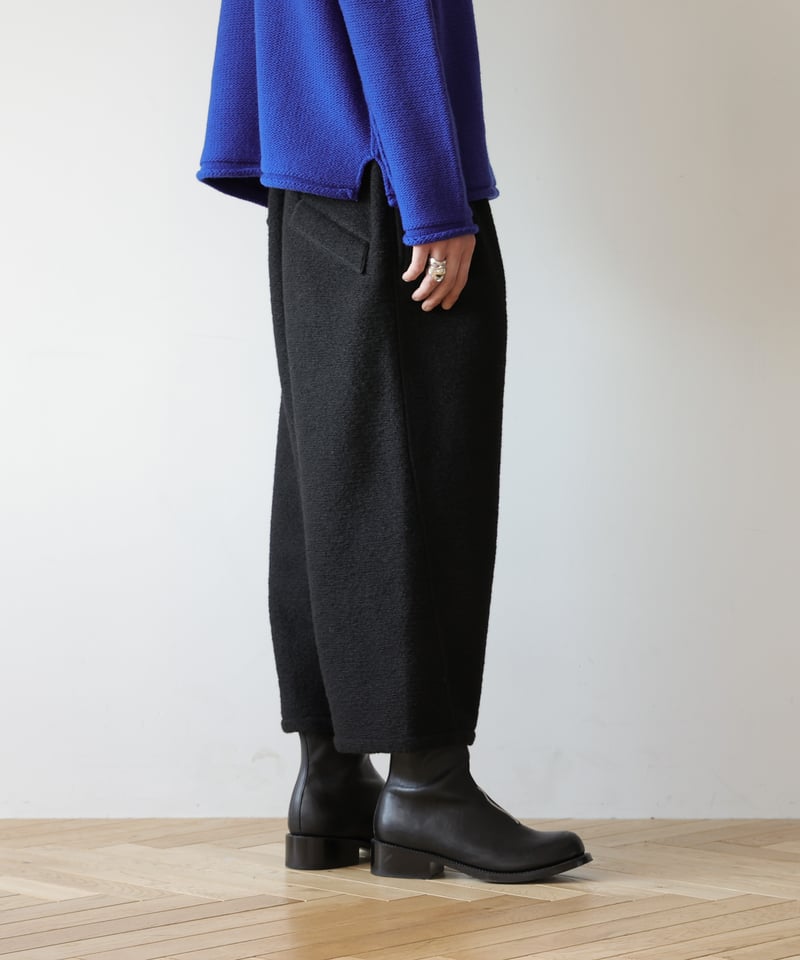 MB ULTIMATE FABRIC ウール縮絨サルエルパンツ by LANIFICIO B