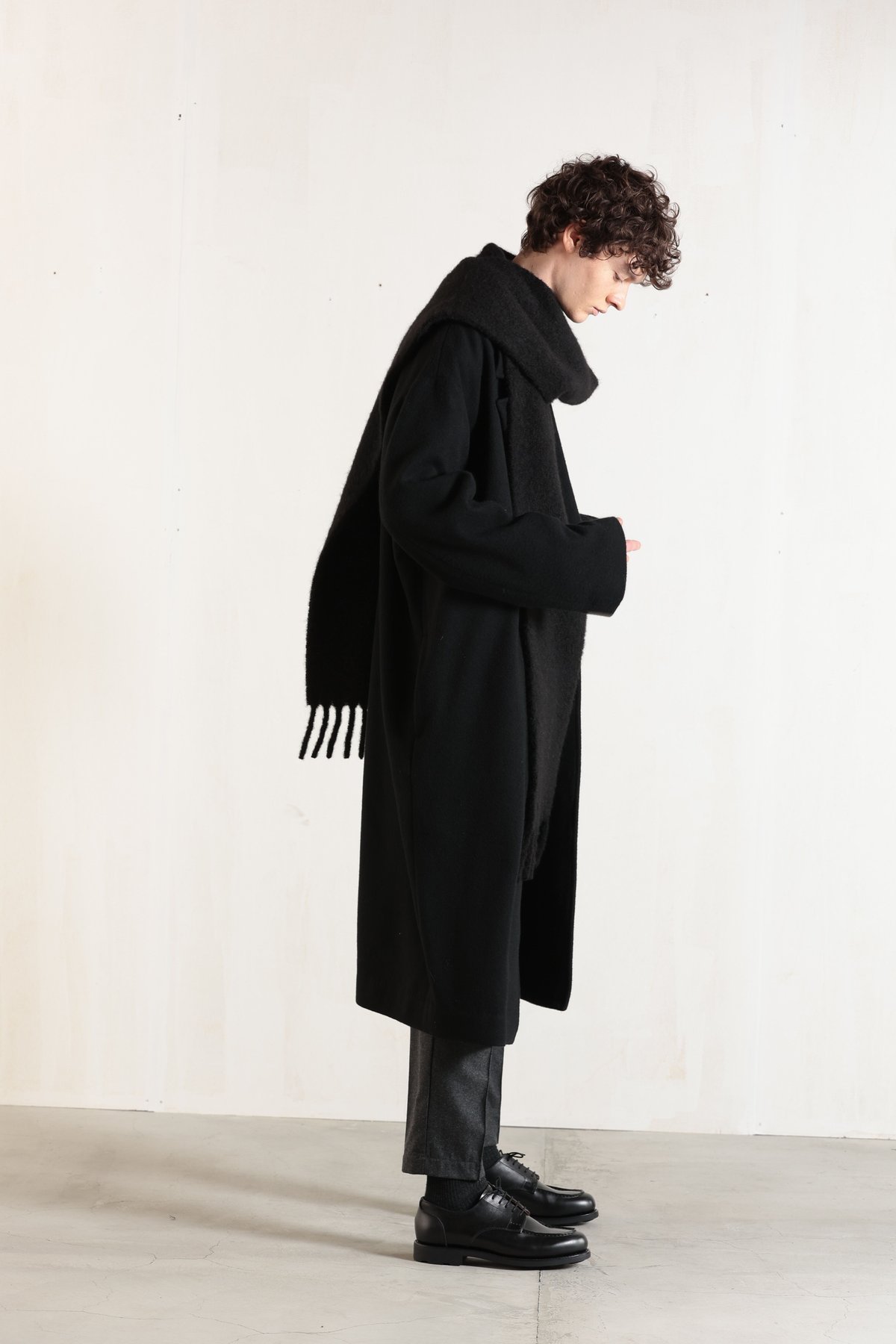 MB ULTIMATE FABRIC アルパカロングマフラー Fabric by Italy