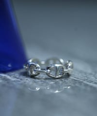 OX JEWELRy High-End Anchor Chain Classic Pinky Ring