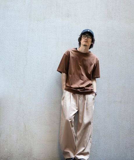 MBハイエンド ベーシックワイドスラックス MORE THAN COTTON