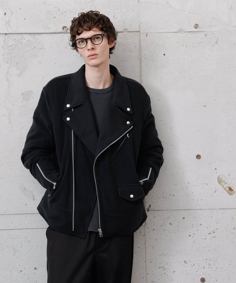 MB フリースダブルライダース by Lanificio Becagli MB LIMITED フリースダブルライダース by Lanificio Becagli IT