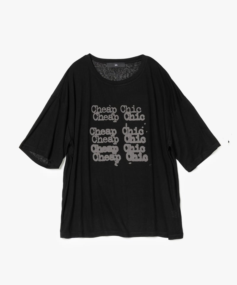 ywy TUCK DRAPE TEE SHIRT/Tシャツ STANDARD DRAPE PRINT S/S T-SHIRT 