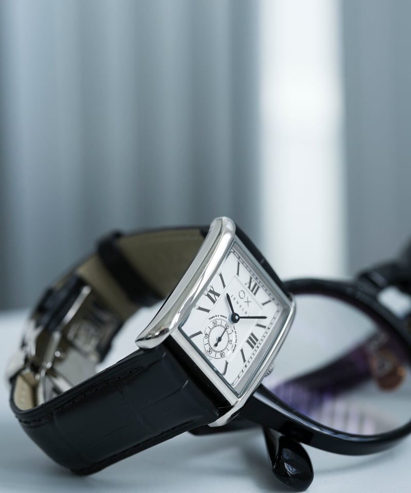 OX JEWELRy Signature Line Classic Rectangle Fac