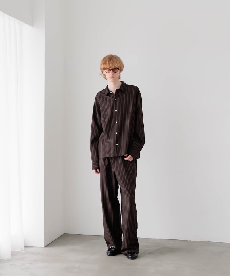 STRIPE BOX PAJAMA SHIRT | MB -there is a reason