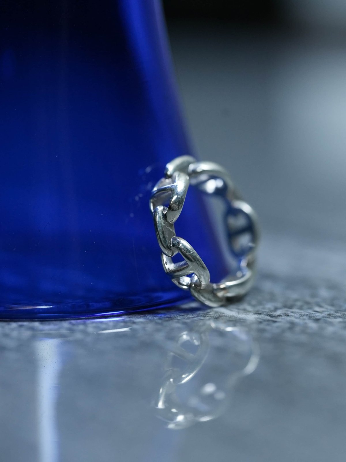 OX JEWELRy High-End Anchor Chain Classic Pinky