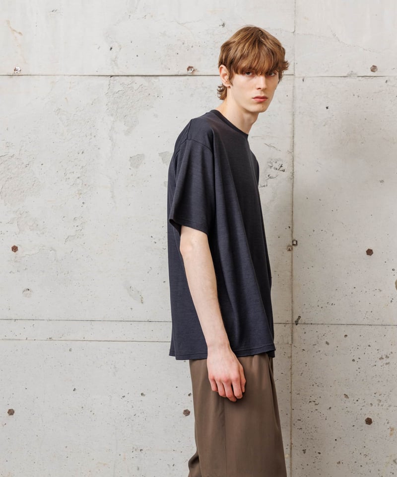 MBハイエンド尾州ウールTシャツ ビッグサイズモデル MBハイエンド尾州ウールTシャツ ビッグサイズモデル | MB -there