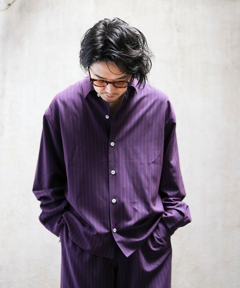 STRIPE BOX PAJAMA SHIRT | MB -there is a reason