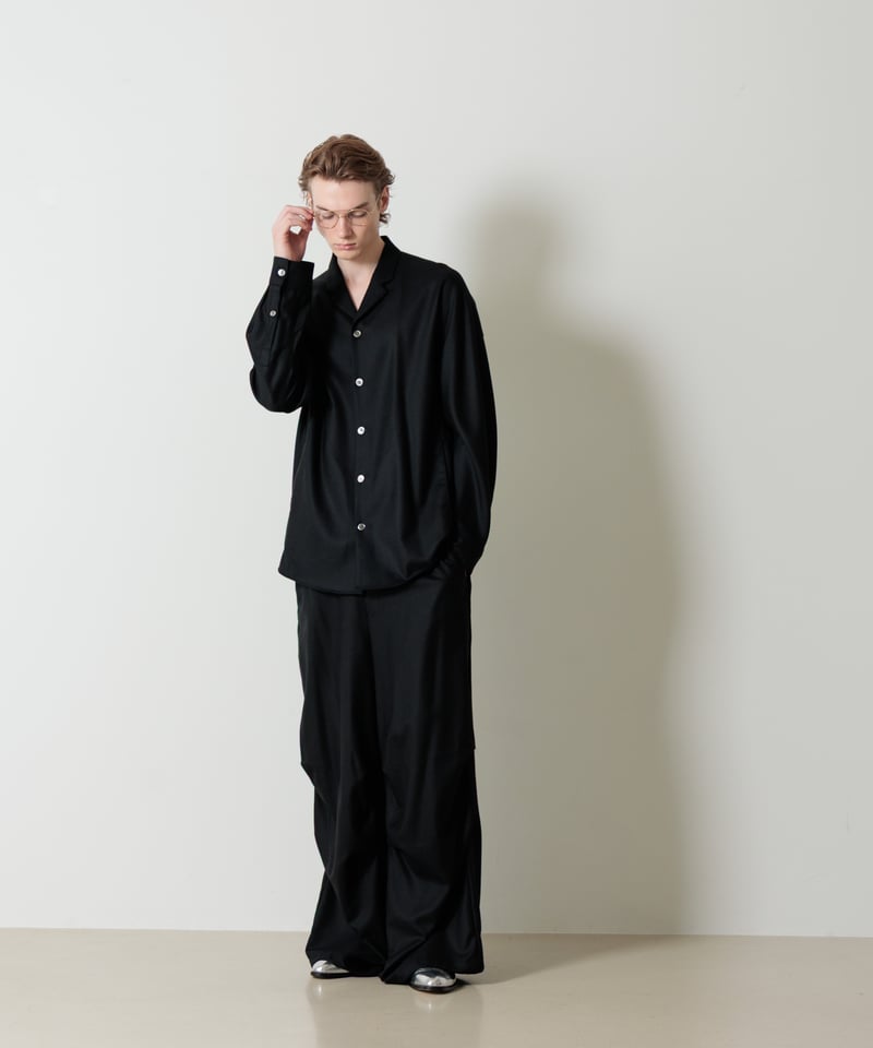 MB ULTIMATE 尾州ウール オープンカラーシャツアウター | MB