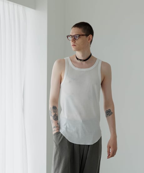 【6/21発売】MVS LYOCELL / COTTON SILKY LONG TANK-TOP