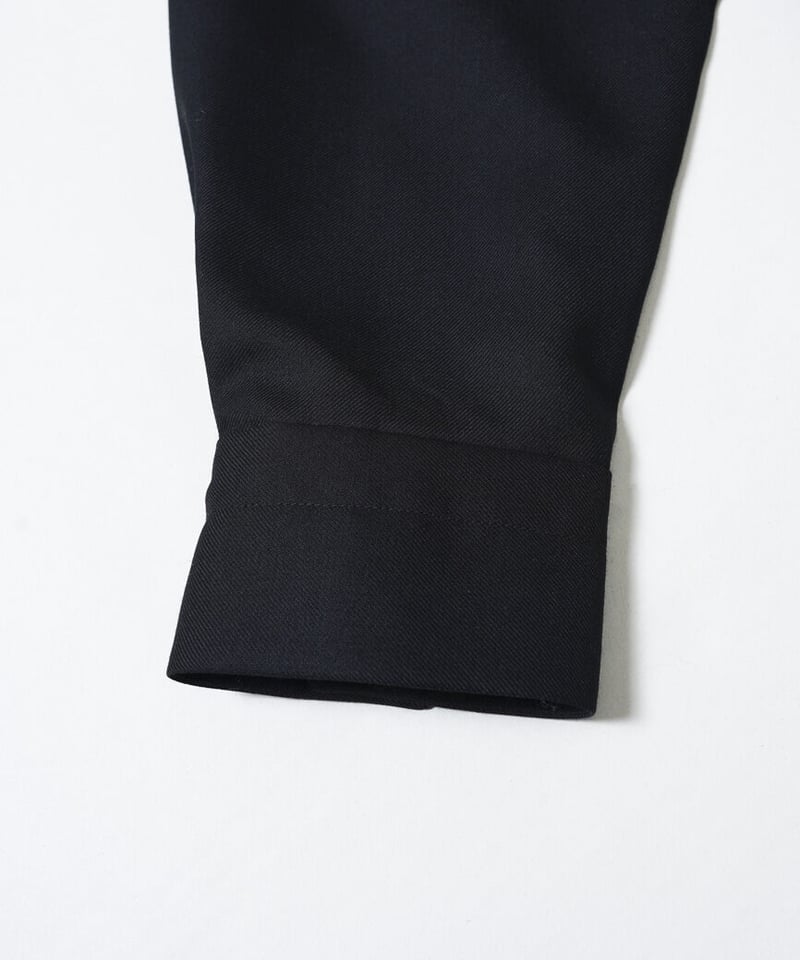 Mb HIGH-END Biishu Wool バンドカラーシャツ MBハイエンド尾州ウールシャツ（バンドカラー） | MB -there is