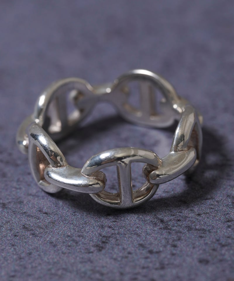 OX JEWELRY Anchor Chain Classic Ring 19号 OX JEWELRY High-End Anchor Chain Classic Ring |