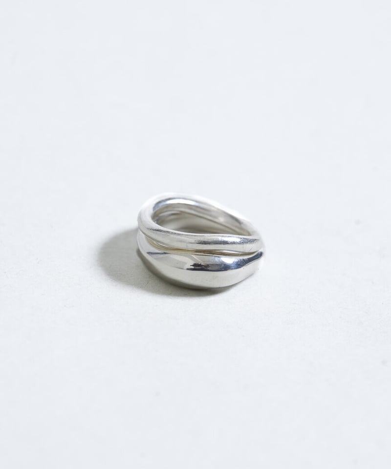 OX JEWELRY Silver Curve Pinky Ring